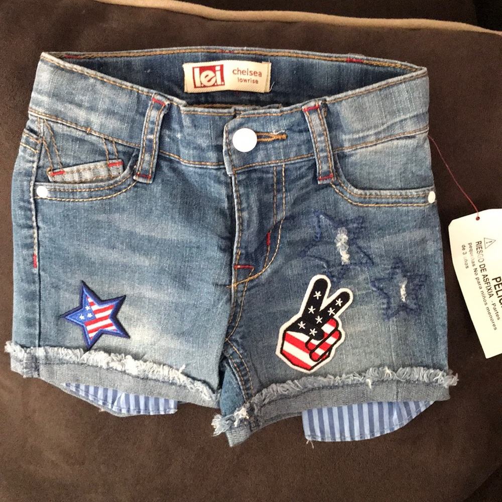 LEI jean shorts